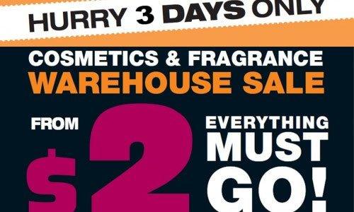 Sydney Warehouse Sale - Cosmetics Fragrance Direct