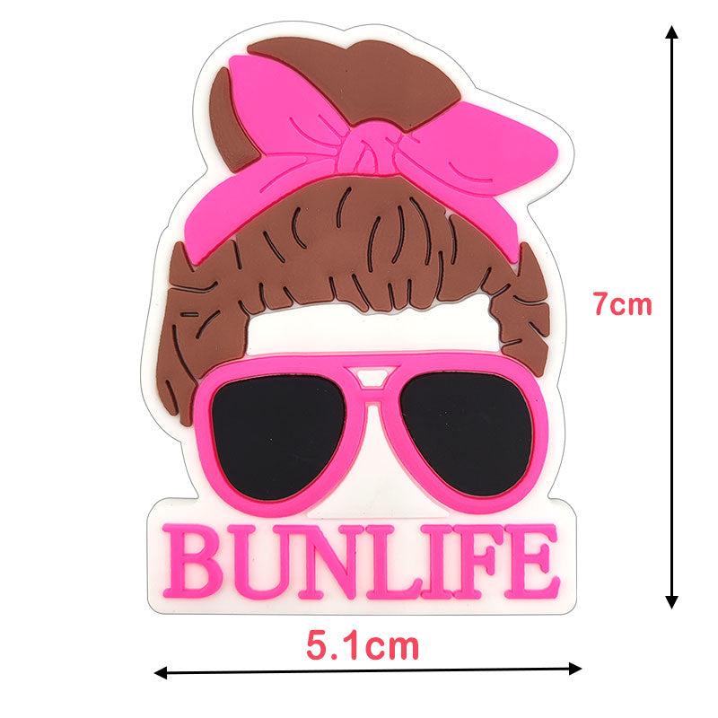 EVA Beach Bag Accessory – Cartoon Decorative Clips 7-8CM