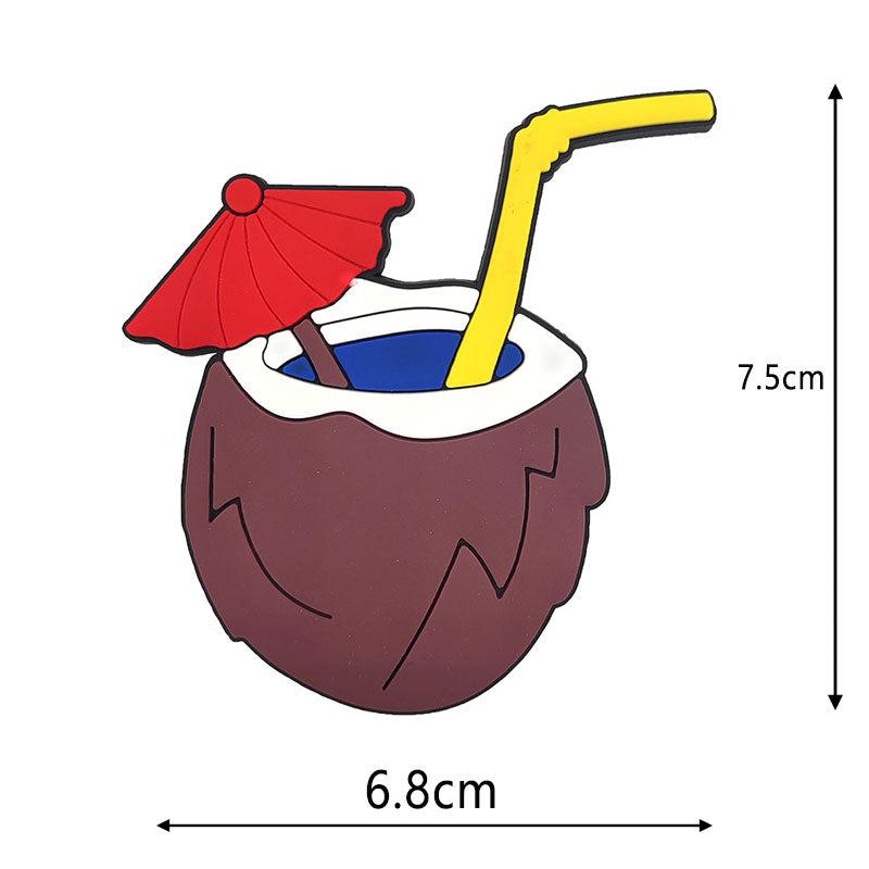 EVA Beach Bag Accessory – Cartoon Decorative Clips 7-8CM