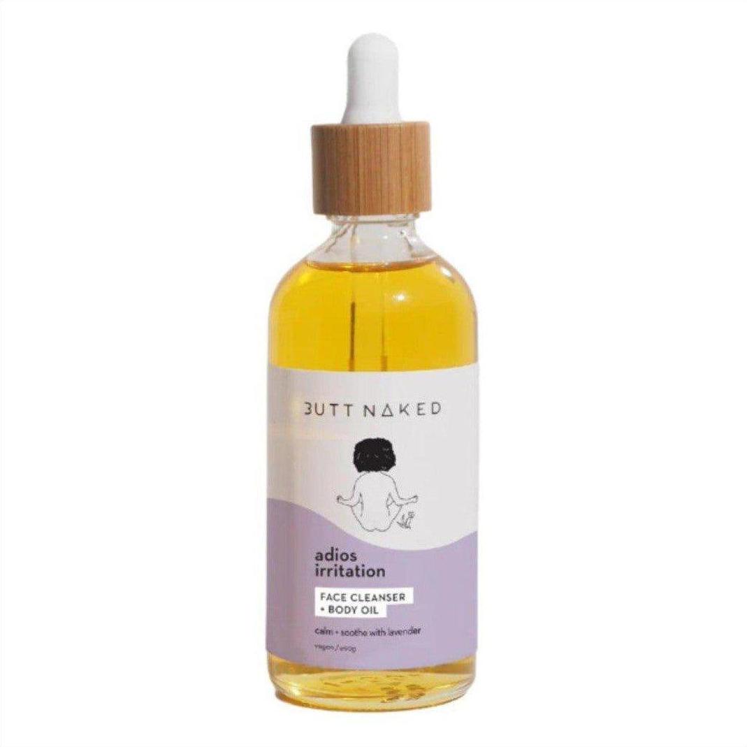 Butt Naked Adios Irritation Body + Face Cleansing Oil 90ml - Cosmetics Fragrance Direct -787099771089