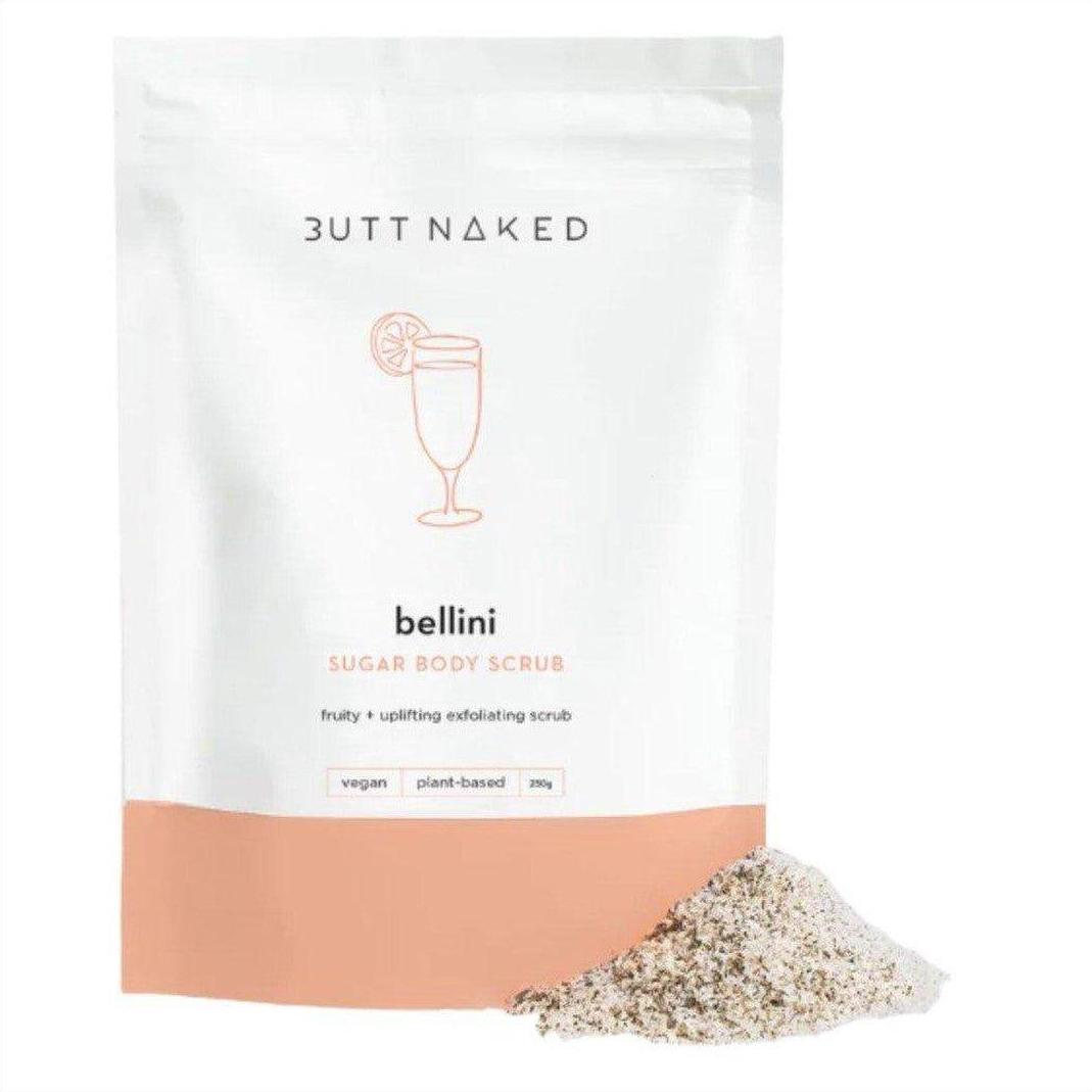 Butt Naked Sugar + Fruit Bellini Naked Body Scrub 250g - Cosmetics Fragrance Direct -787099608361