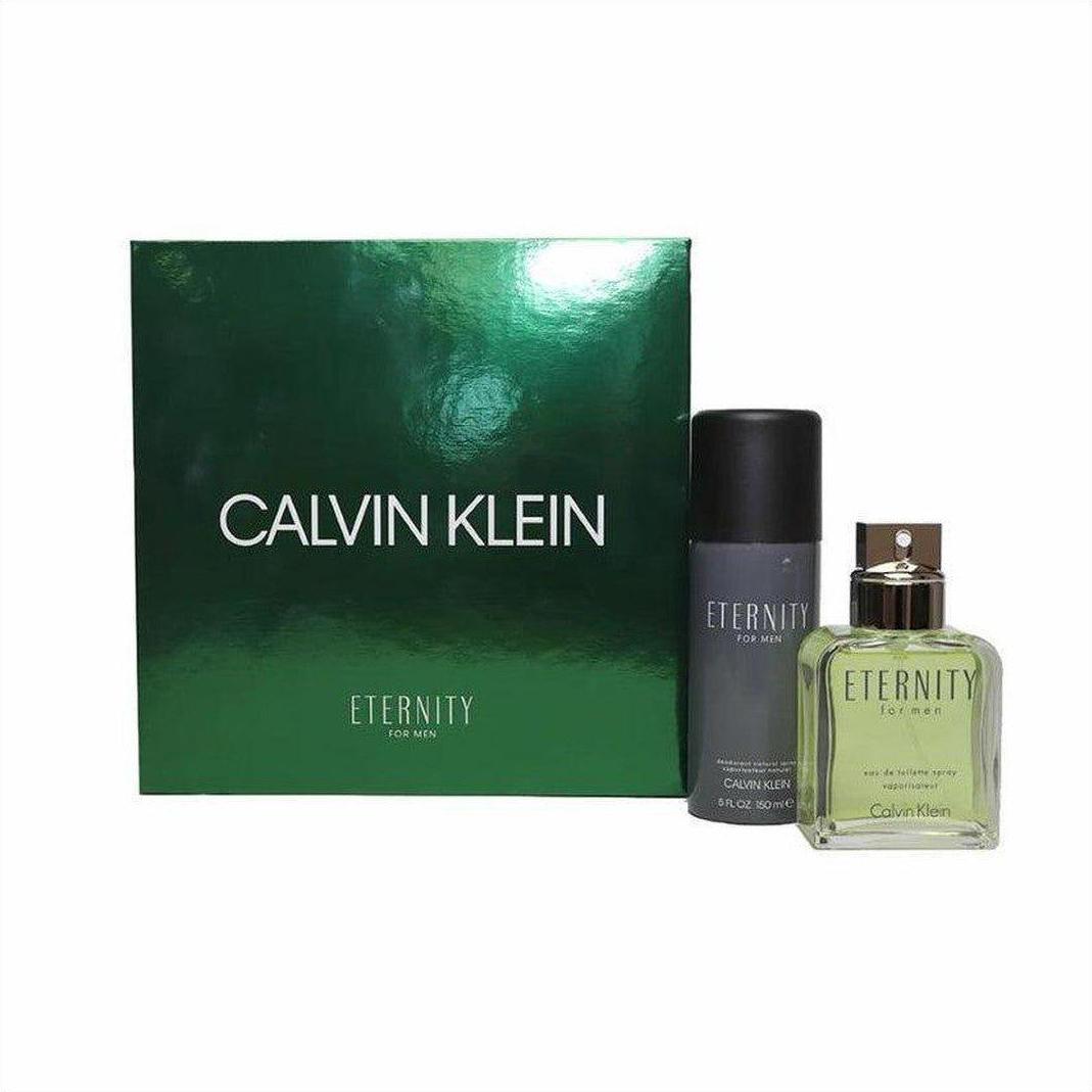 Calvin Klein Eternity for Men Eau de Toilette 100ml Gift Set - Cosmetics Fragrance Direct -3.61423E+12