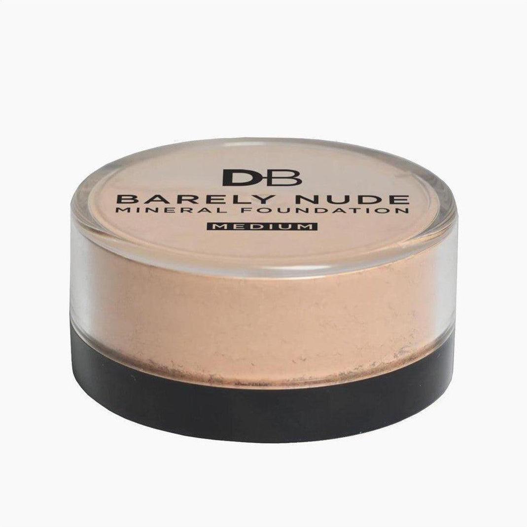 DB Cosmetics Barely Nude Mineral Foundation Medium 15g - Cosmetics Fragrance Direct -9336830017637