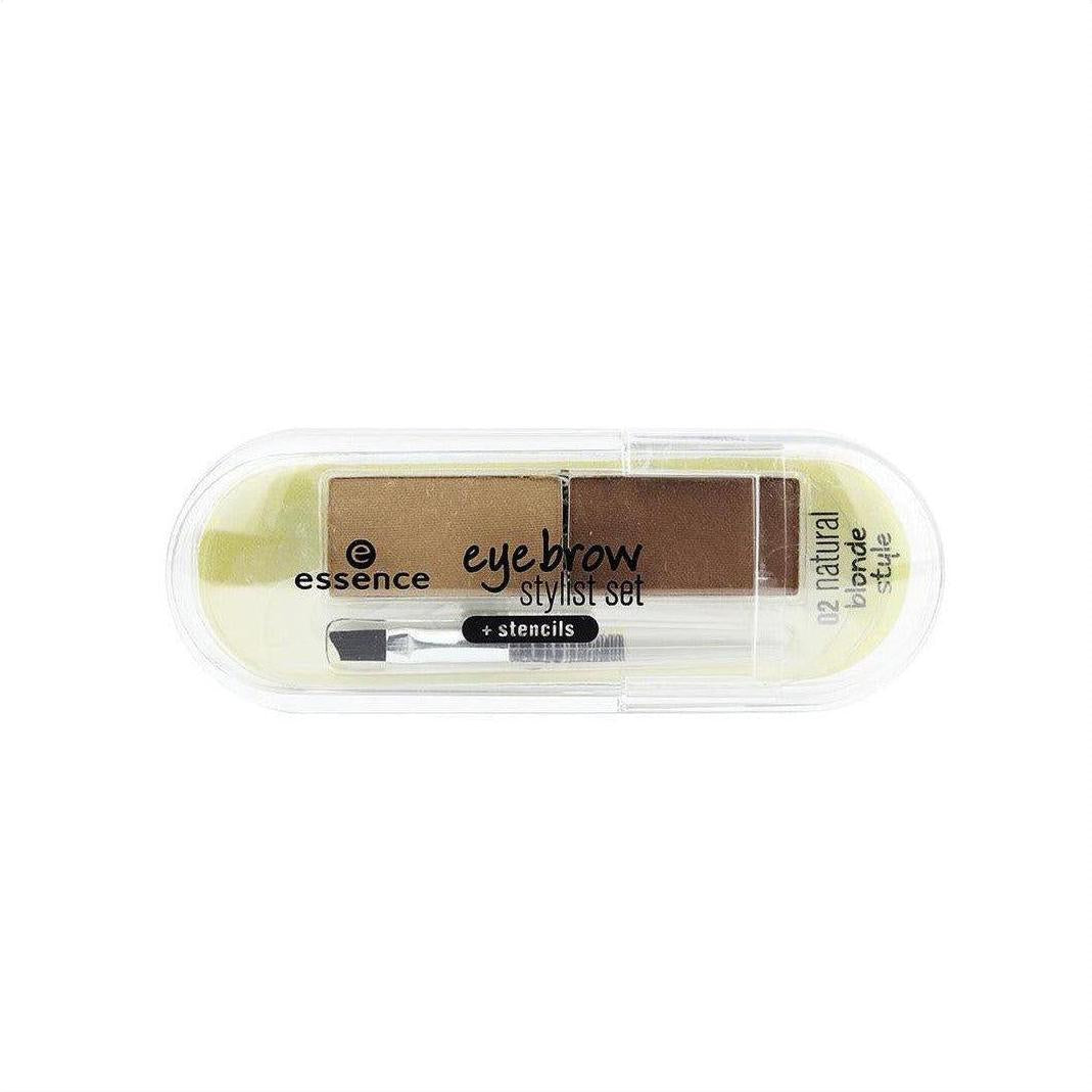 Essence Eyebrow Stylist Set + Stencils 02 Natural Blonde - Cosmetics Fragrance Direct-4250587771862