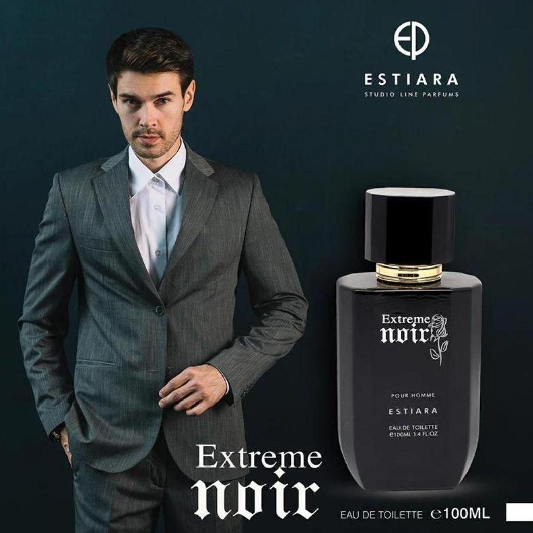 Estiara Extreme Noir Pour Homme Eau de Toilette 100ml - Cosmetics Fragrance Direct-6085010090153