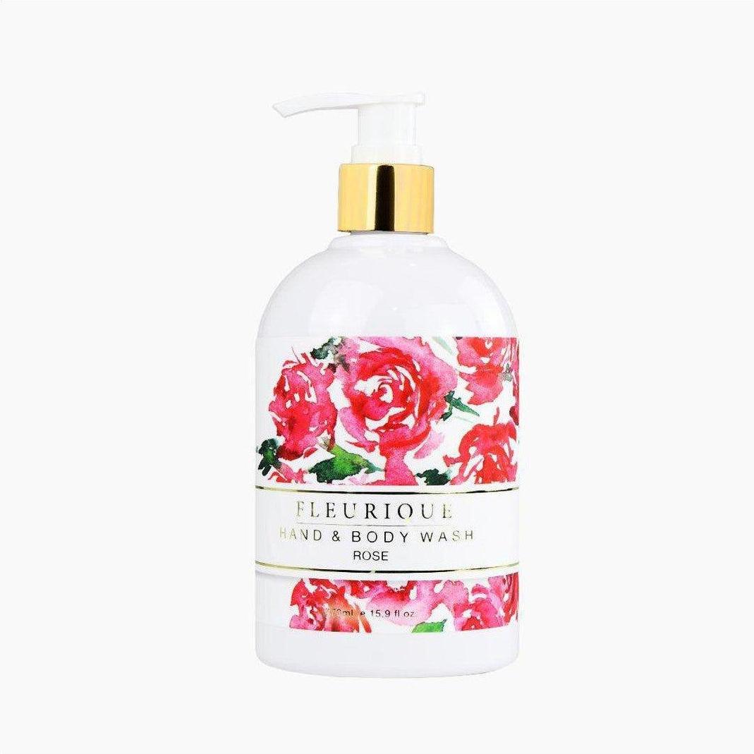 Fleurique Body Wash & Lotion Duo Rose 2x470ml - Cosmetics Fragrance Direct-9329370351002