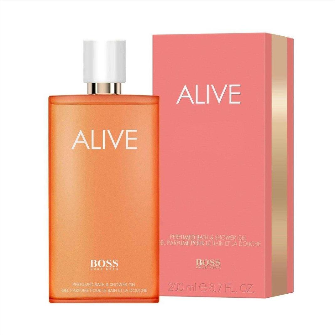 Hugo Boss Alive Perfumed Bath & Shower Gel 200ml - Cosmetics Fragrance Direct-3614229660333