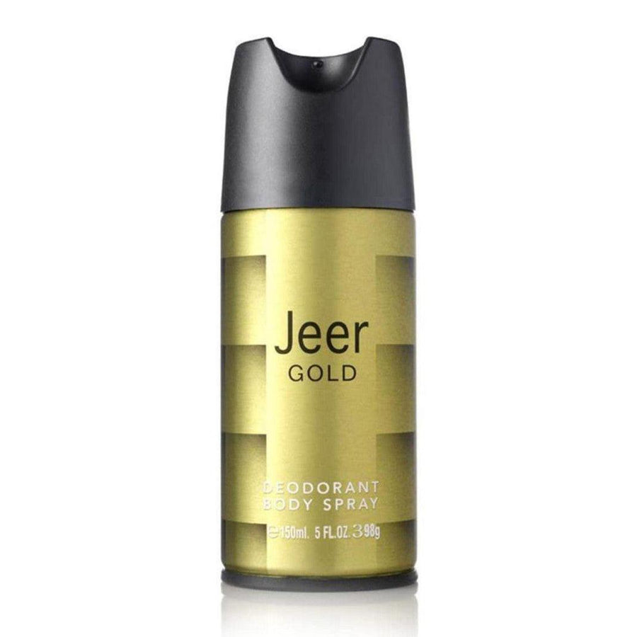 Jeer Gold Deodorant Body Spray 150ml - Cosmetics Fragrance Direct-5021371620272