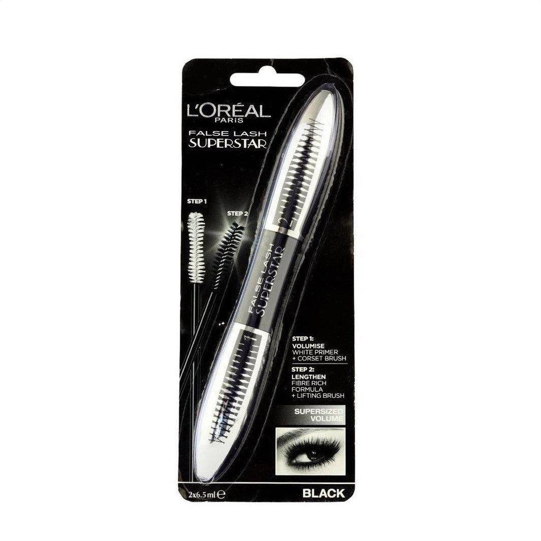 L'Oréal False Lash Superstar Mascara Black - Cosmetics Fragrance Direct-9344329104942