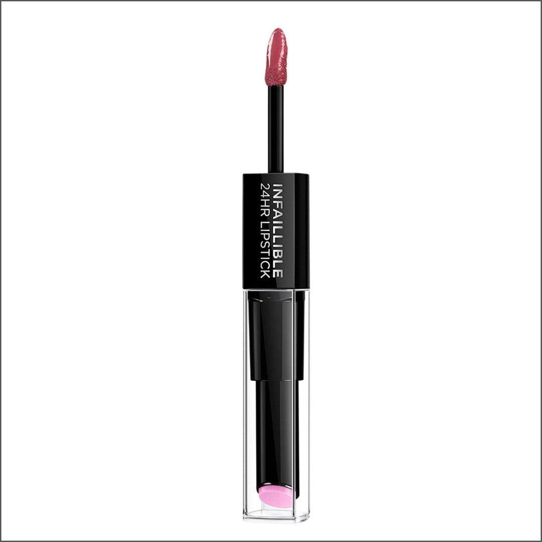 L'Oréal Paris Infaillible 2 Step 24hr Lipstick 213 Toujours Teaberry - Cosmetics Fragrance Direct-9344329170701