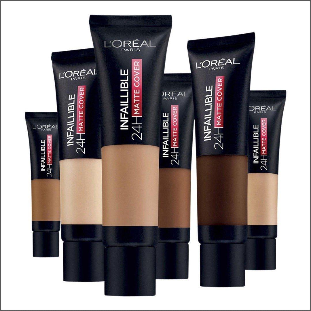 L'Oréal Paris Infaillible 24H Matte Cover 145 Rose Beige 30ml - Cosmetics Fragrance Direct-3600523784424