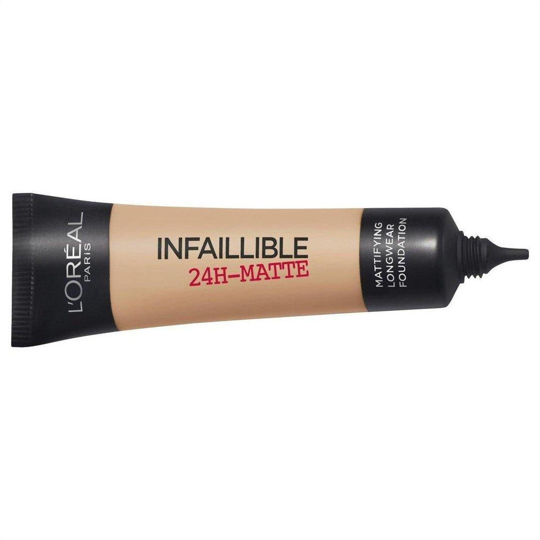 L'Oréal Paris Infallible Matte Foundation - 24 Golden Beige - Cosmetics Fragrance Direct-3600522875406