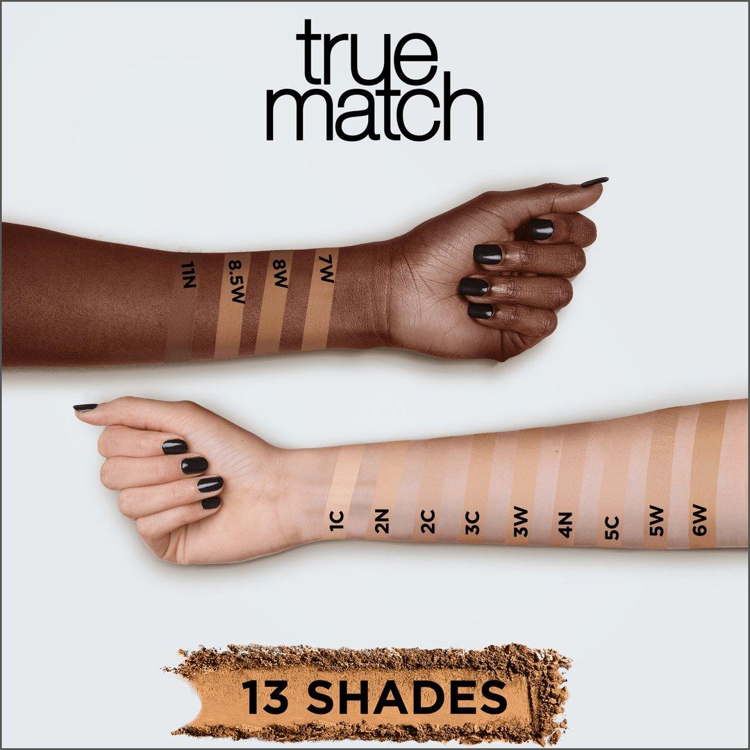 L'Oreal True Match Perfecting Powder 5W Golden Sand - Cosmetics Fragrance Direct-