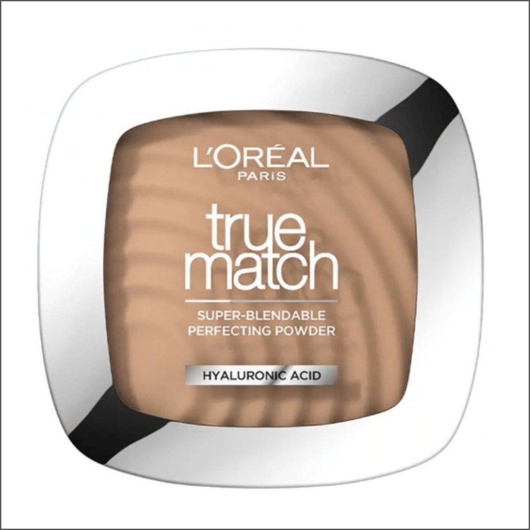 L'Oreal True Match Perfecting Powder 5W Golden Sand - Cosmetics Fragrance Direct-