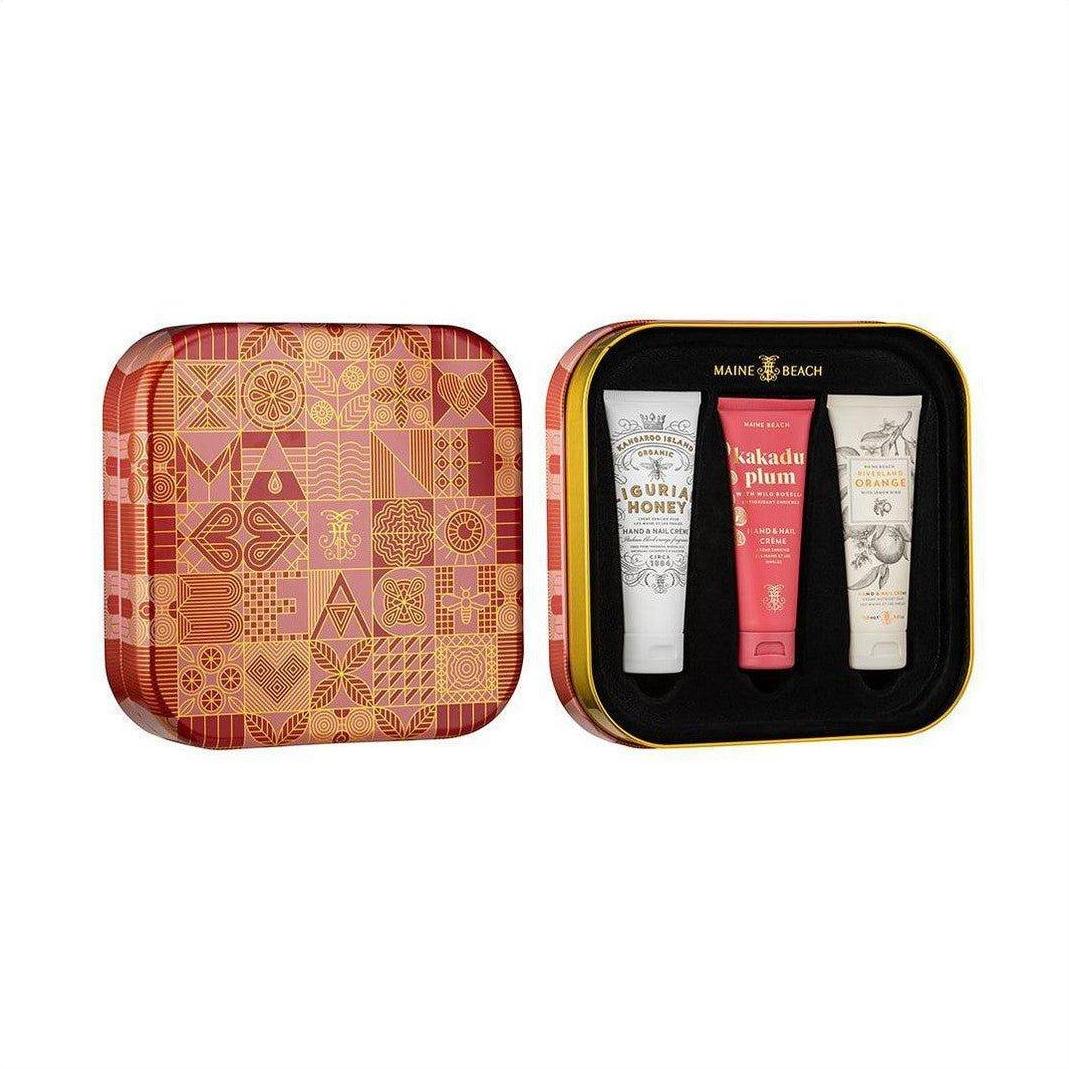 Maine Beach Hand & Nail Creme Collection 3x100ml - Cosmetics Fragrance Direct-9343055000078