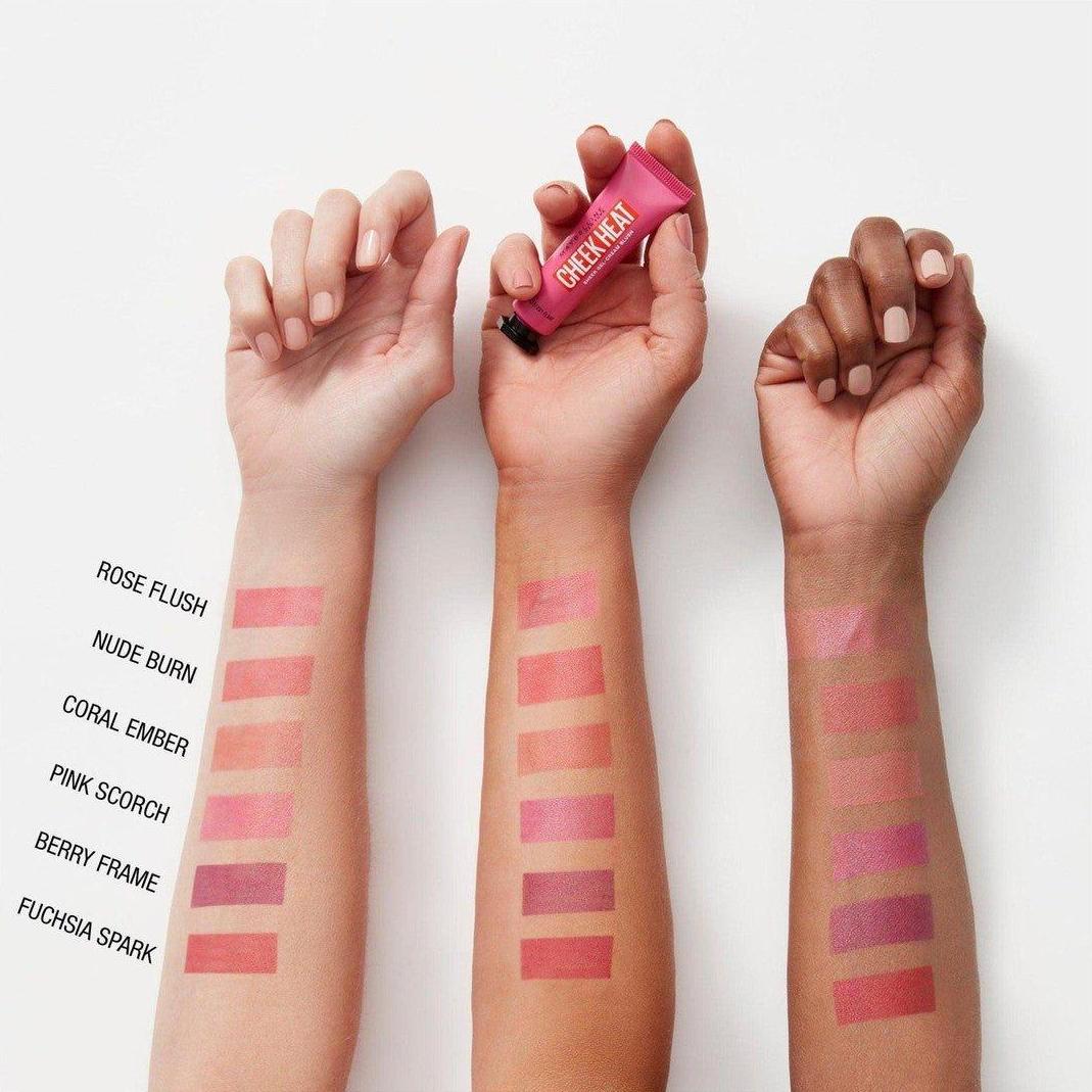 Maybelline Cheek Heat Gel Cream Blush Scorch U 8 ml - Cosmetics Fragrance Direct-9344329188348