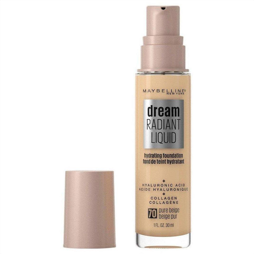 Maybelline Dream Radiant Liquid Hydrating Foundation - Pure Beige 70 30ml - Cosmetics Fragrance Direct-85351732