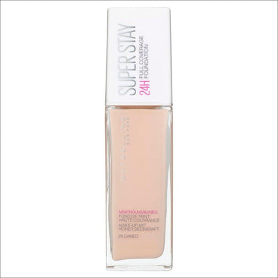 Maybelline Super Stay 24hr Foundation - 20 Cameo - Cosmetics Fragrance Direct-3600531401887