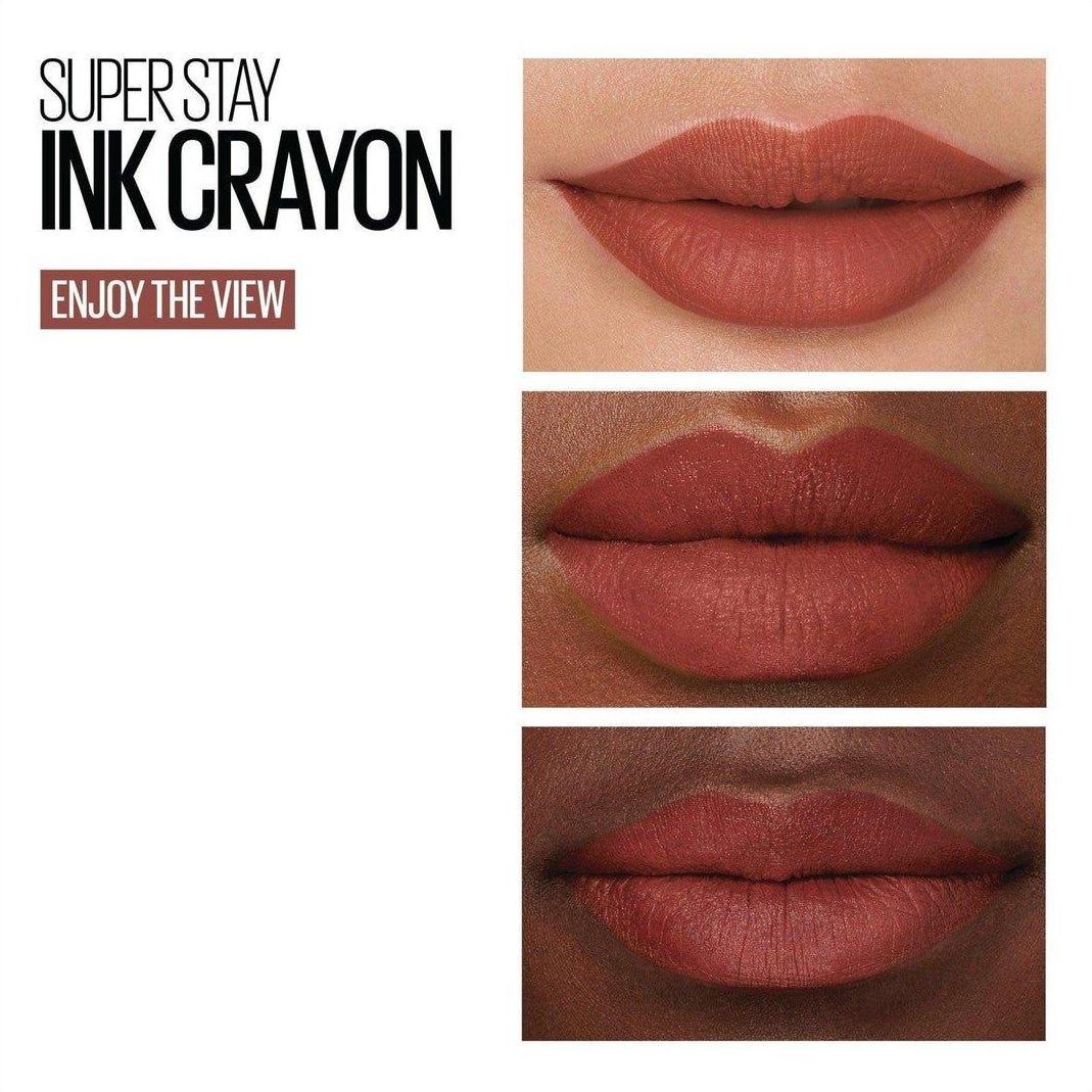 Maybelline SuperStay Ink Crayon Lipstick - Enjoy The View - Cosmetics Fragrance Direct-041554558784