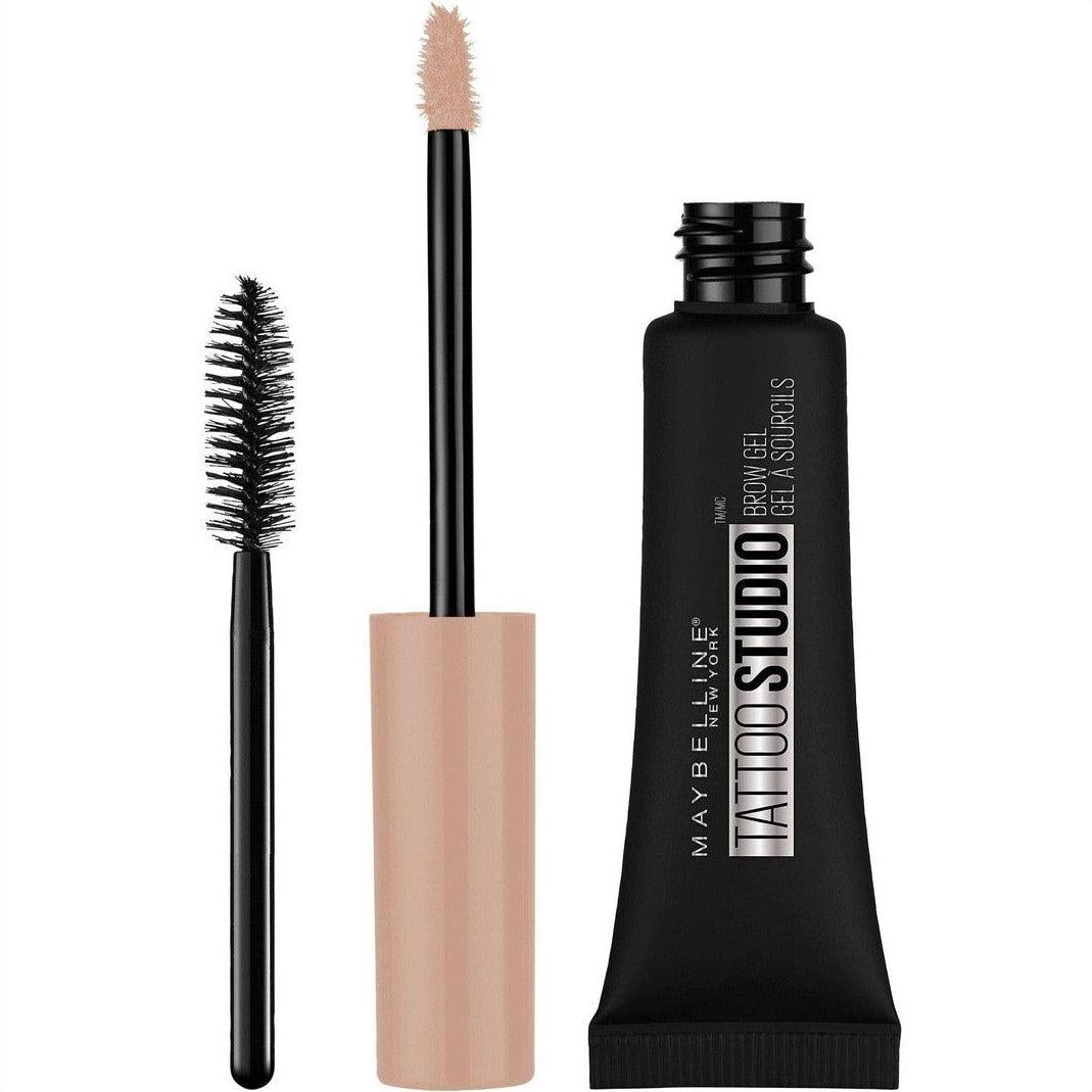 Maybelline Tattoo Studio Waterproof Brow Gel Blonde 6.8 mL - Cosmetics Fragrance Direct-041554544923