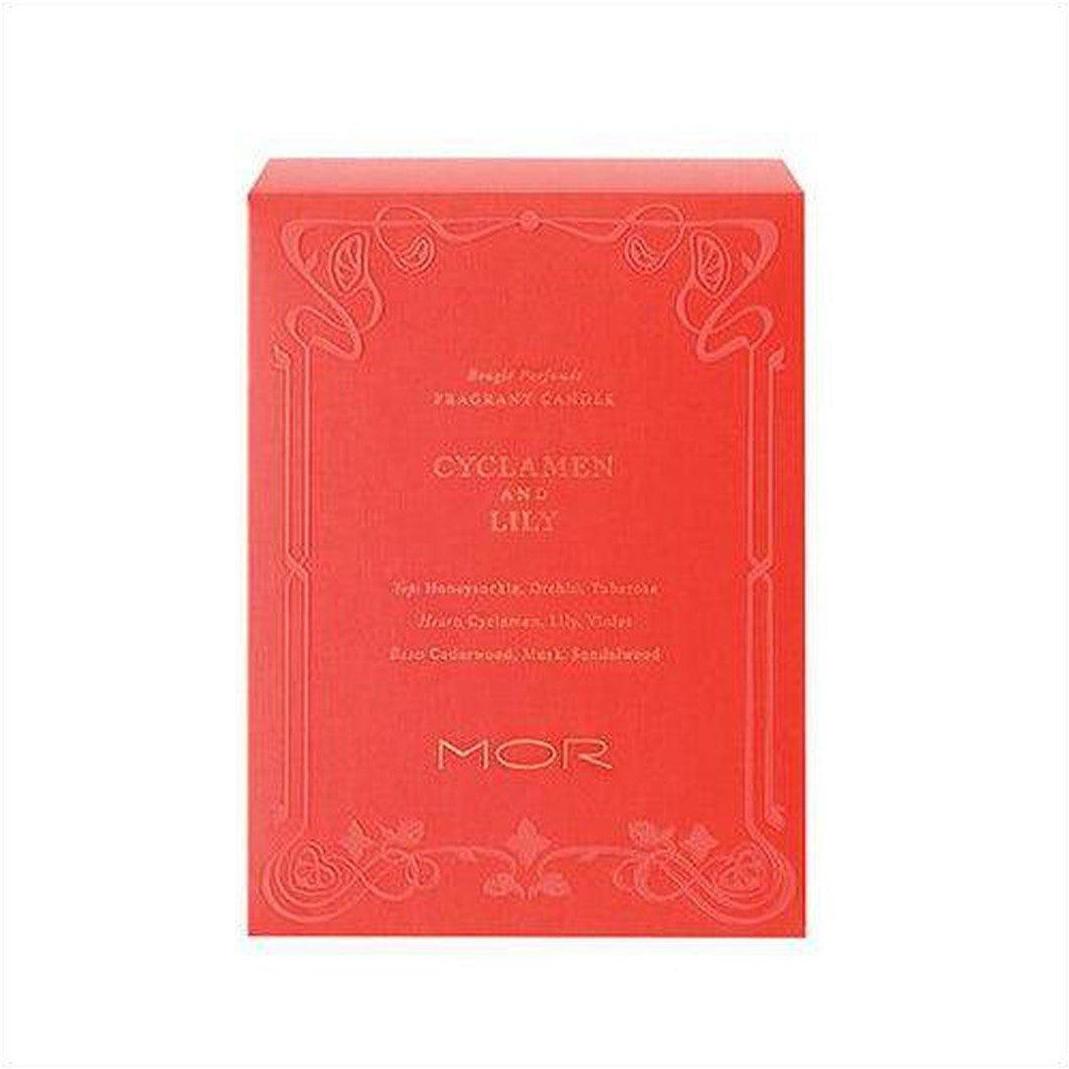 MOR Cyclamen & Lily Candle 380g - Cosmetics Fragrance Direct-9332402023174