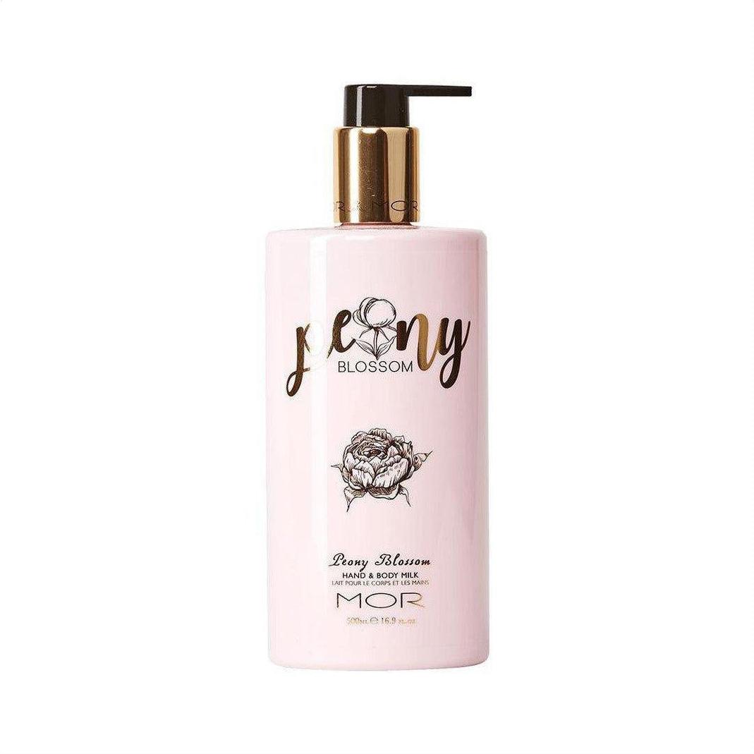 MOR Peony Blossom Hand & Body Milk 500ml - Cosmetics Fragrance Direct-9332402025505