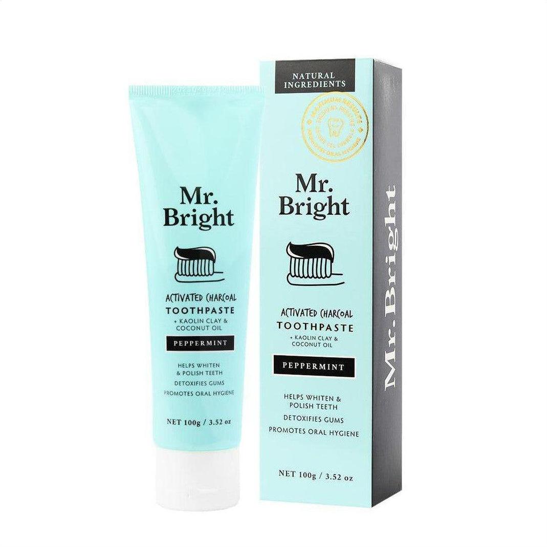 Mr Bright Activated Charcoal Toothpaste 100g - Cosmetics Fragrance Direct-9347902001027