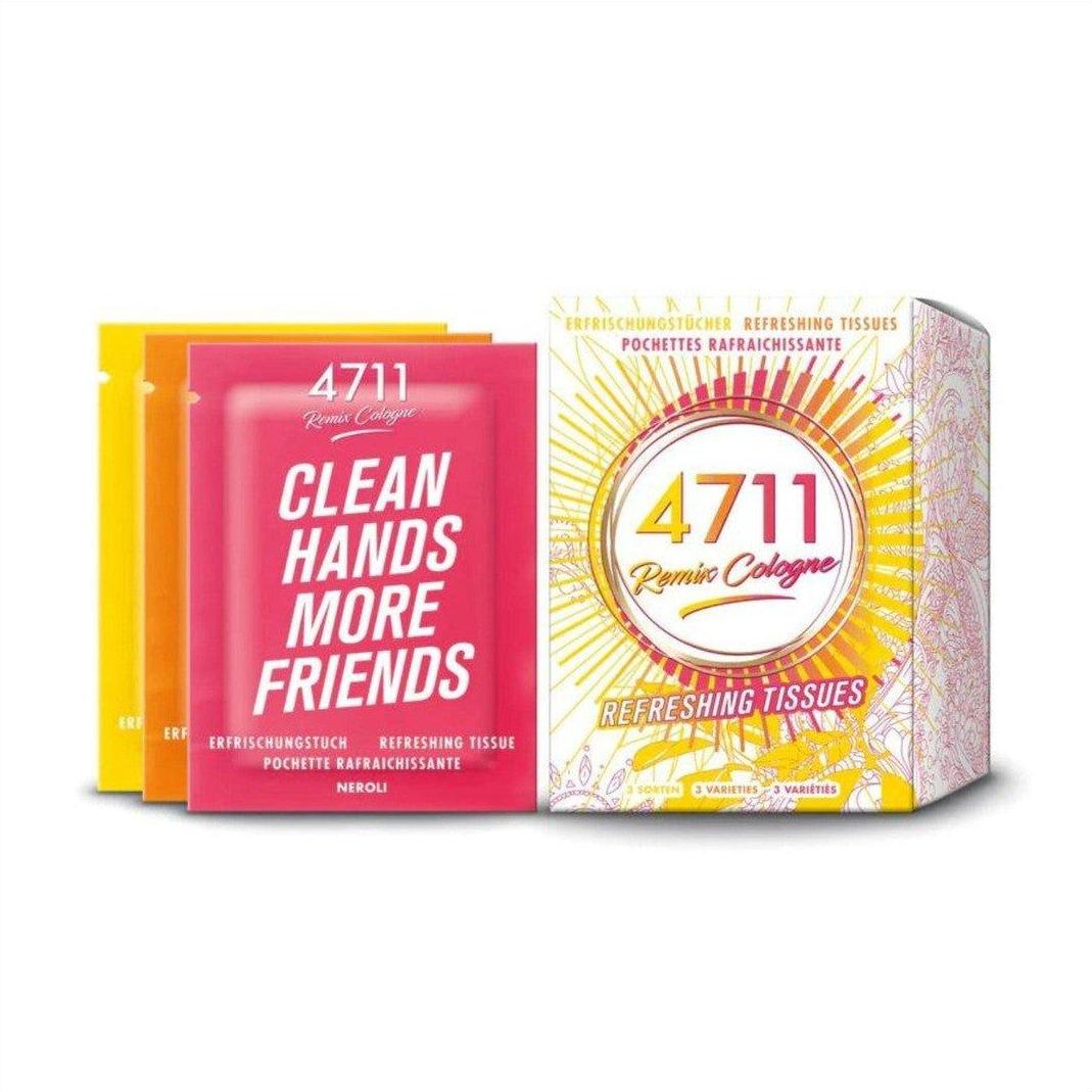 Mulhens 4711 Remix Cologne Refreshing Tissues 10 Pack - Cosmetics Fragrance Direct-4011700748211