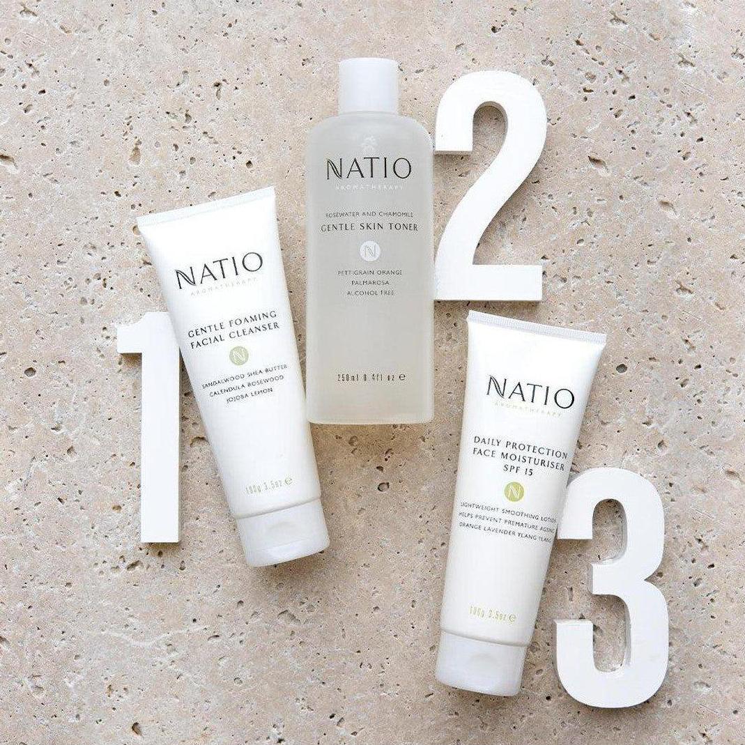 Natio Daily Protection Face Moisturiser SPF 15 100g - Cosmetics Fragrance Direct-9316542116873