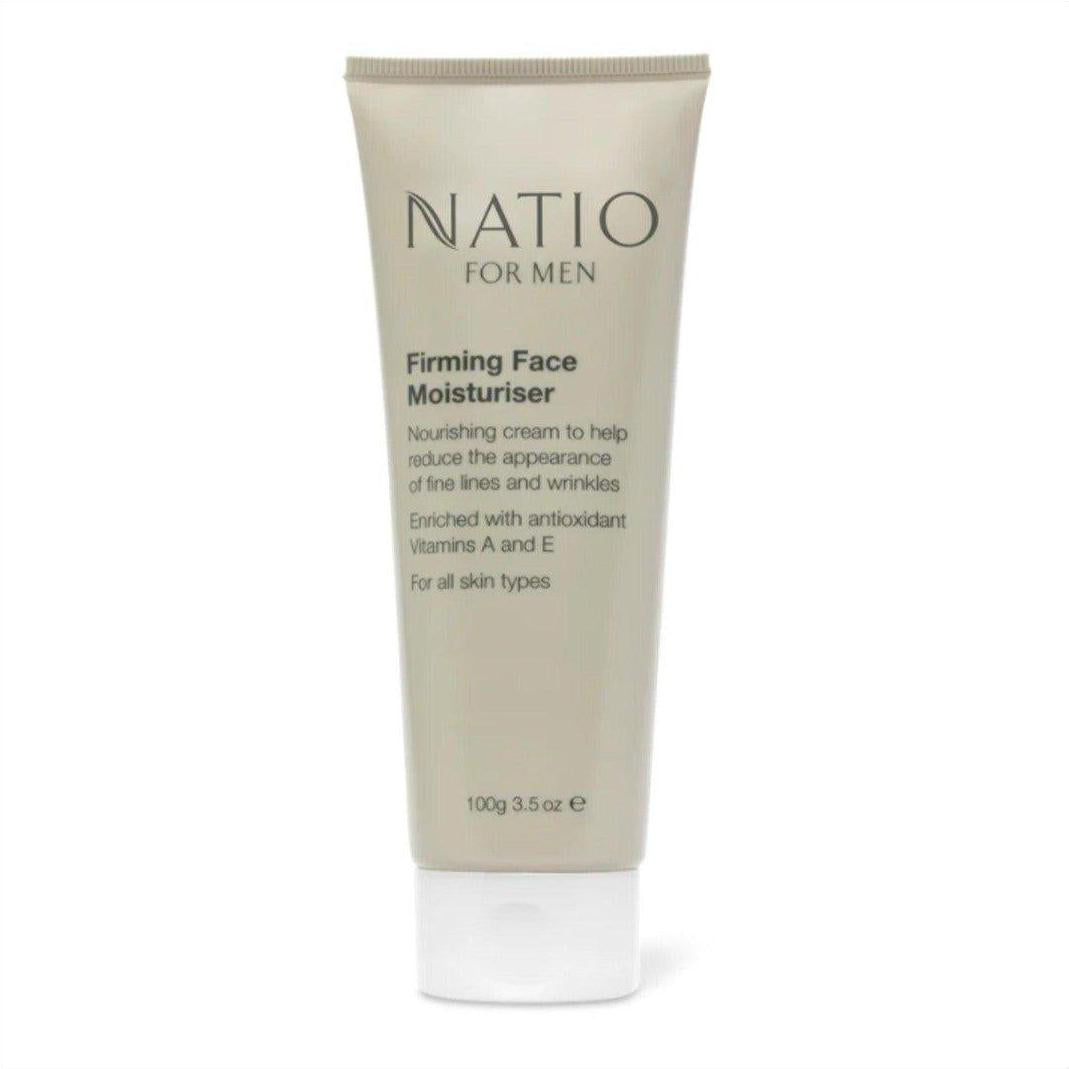Natio For Men Firming Face Moisturiser 100g - Cosmetics Fragrance Direct-9316542116569