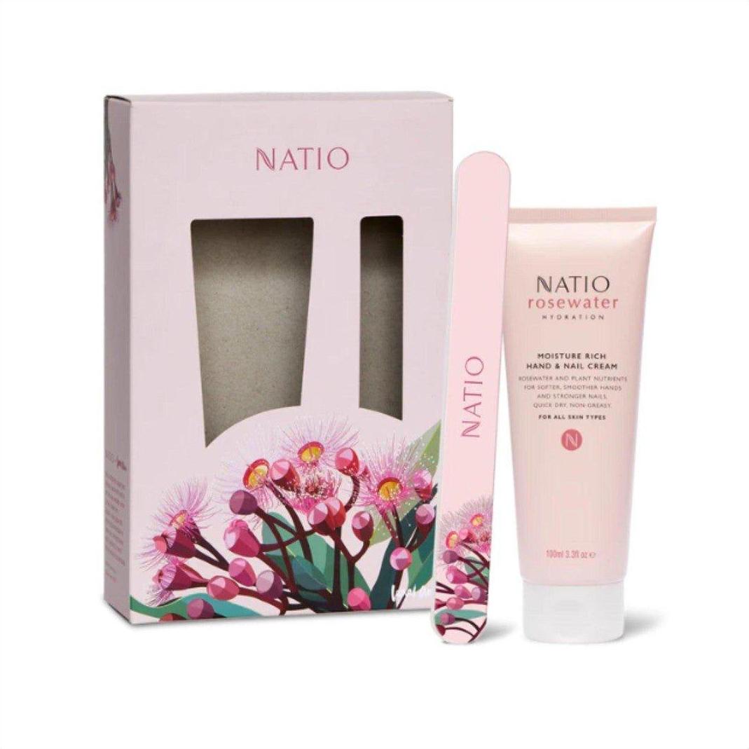 Natio Rose Bloom Gift Set - Cosmetics Fragrance Direct-9316542149482