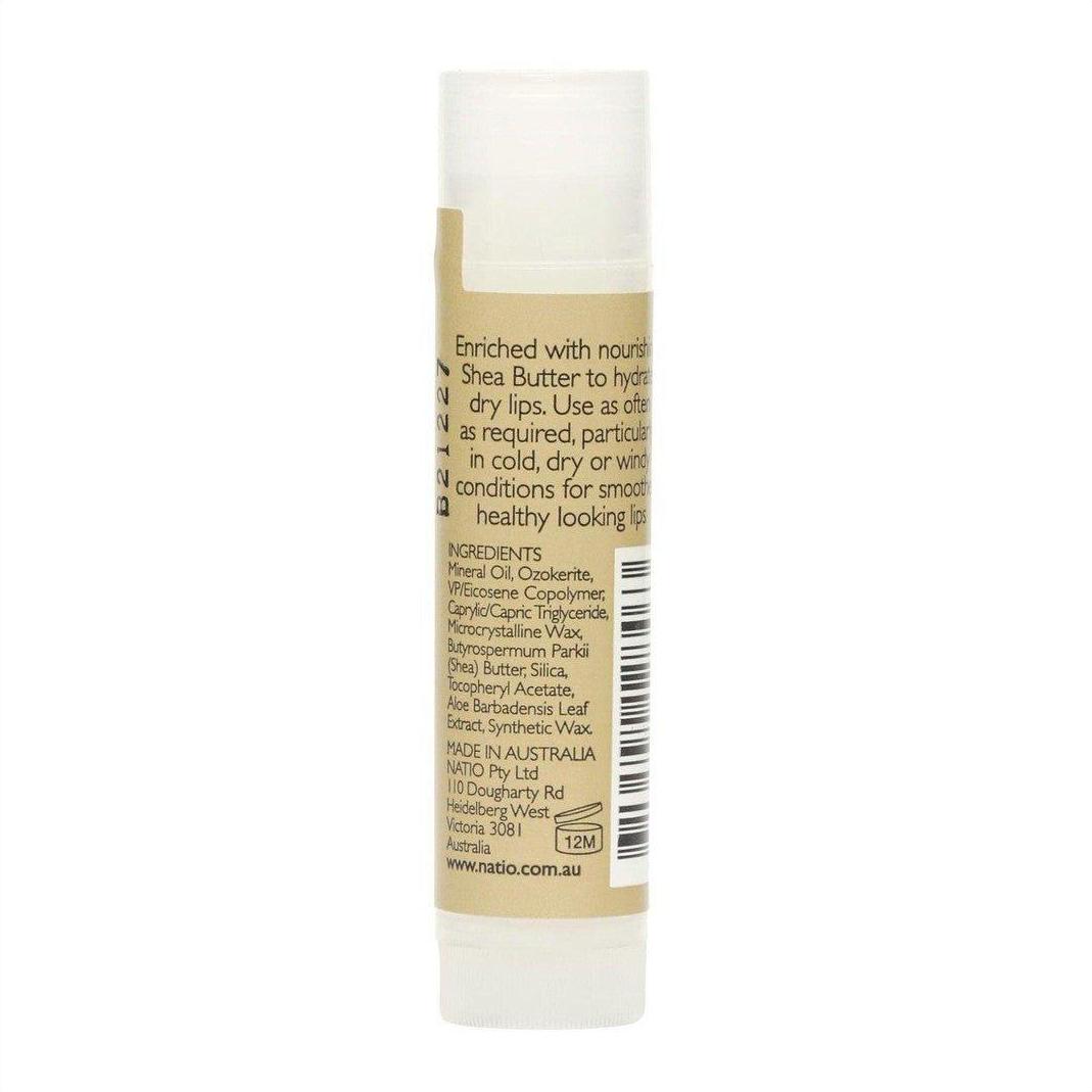 Natio Shea Butter Lip Balm 4g - Cosmetics Fragrance Direct-9316542128463