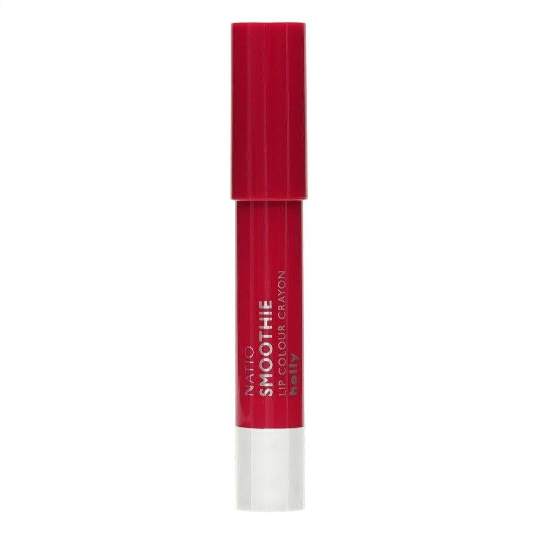 Natio Smoothie Lip Colour Crayon Holly 3g - Cosmetics Fragrance Direct-9316542132637