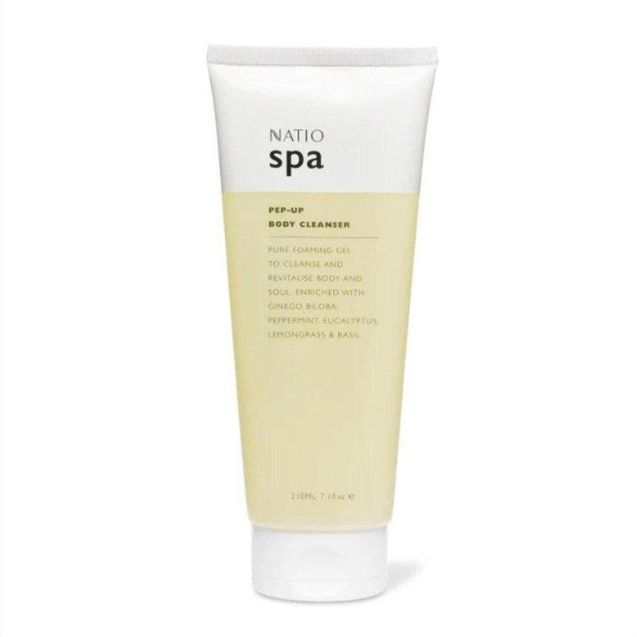 Natio Spa Pep Up Body Cleanser 210ml - Cosmetics Fragrance Direct-9316542144562