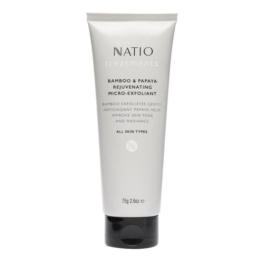 Natio Treatments Bamboo & Papaya Rejuvenating Micro-Exfoliant 75g - Cosmetics Fragrance Direct-9316542145118