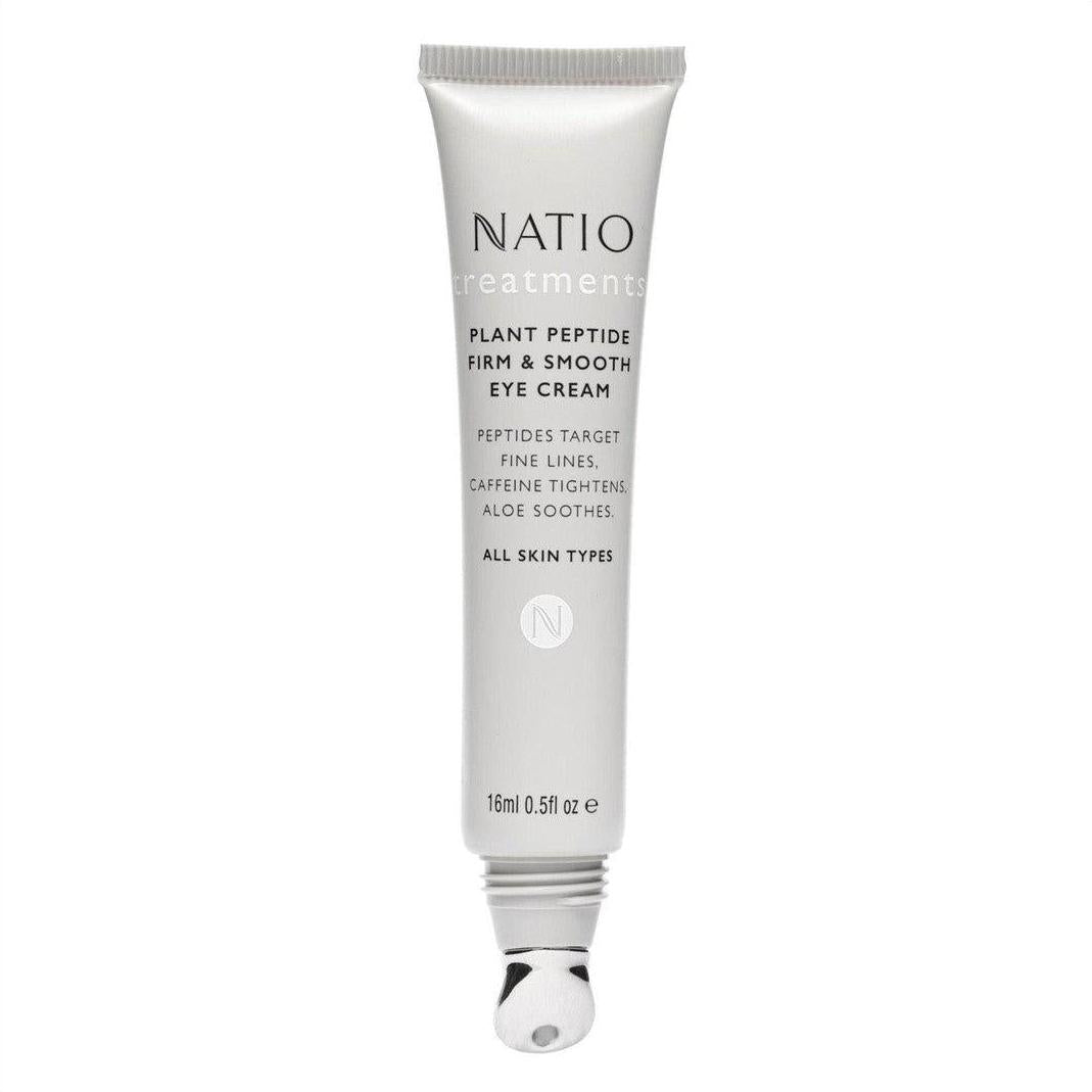 Natio Treatments Plant Peptide Firm & Smooth Eye Cream 16ml - Cosmetics Fragrance Direct-9316542145057