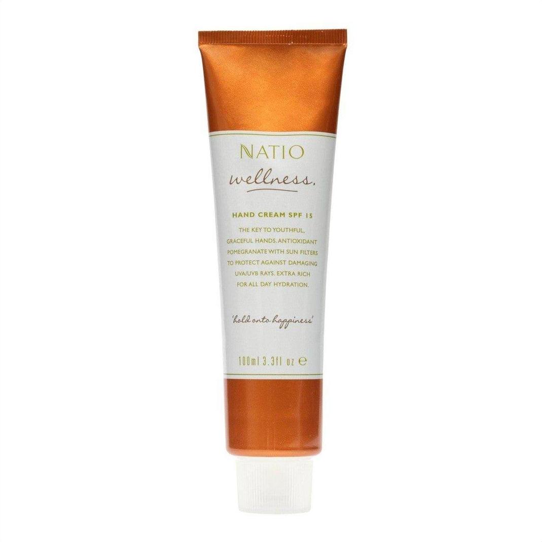 Natio Wellness Hand Cream SPF 15 100ml - Cosmetics Fragrance Direct-9316542119966