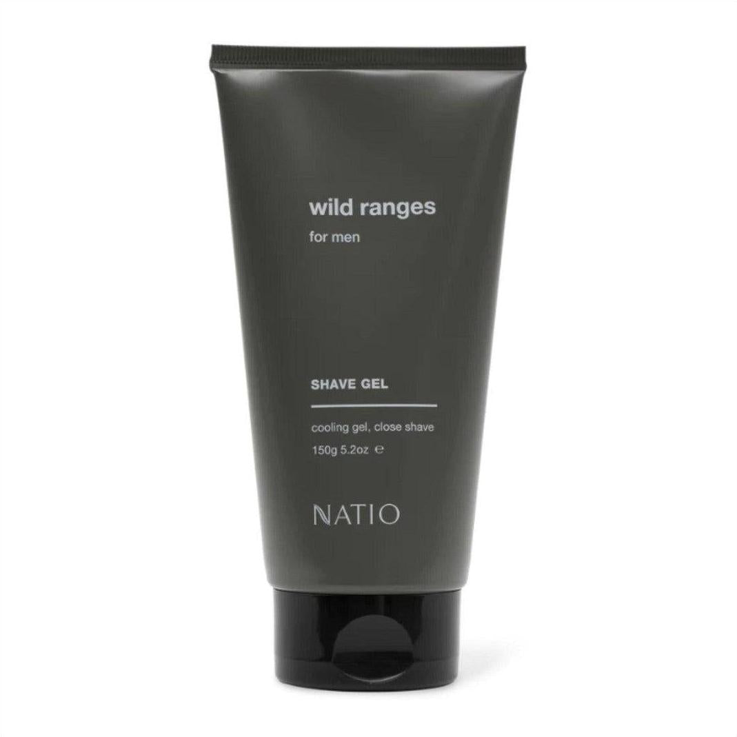 Natio Wild Ranges For Men Shave Gel 150g - Cosmetics Fragrance Direct-9316542149130