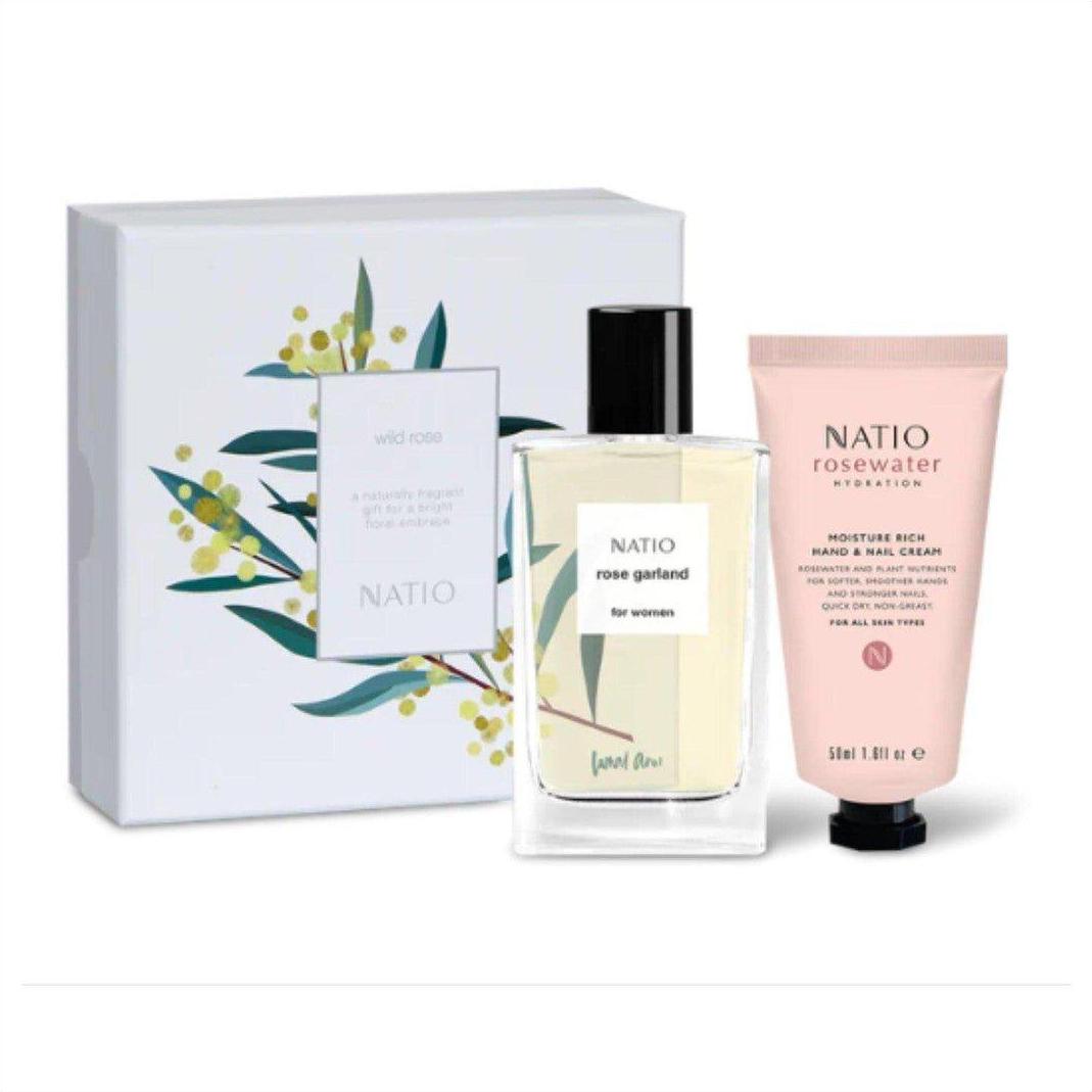 Natio Wild Rose Women's Gift Set - Cosmetics Fragrance Direct-