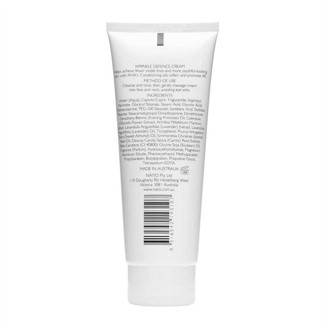 Natio Wrinkle Defence Cream in Tube 100ml - Cosmetics Fragrance Direct-9316542143107