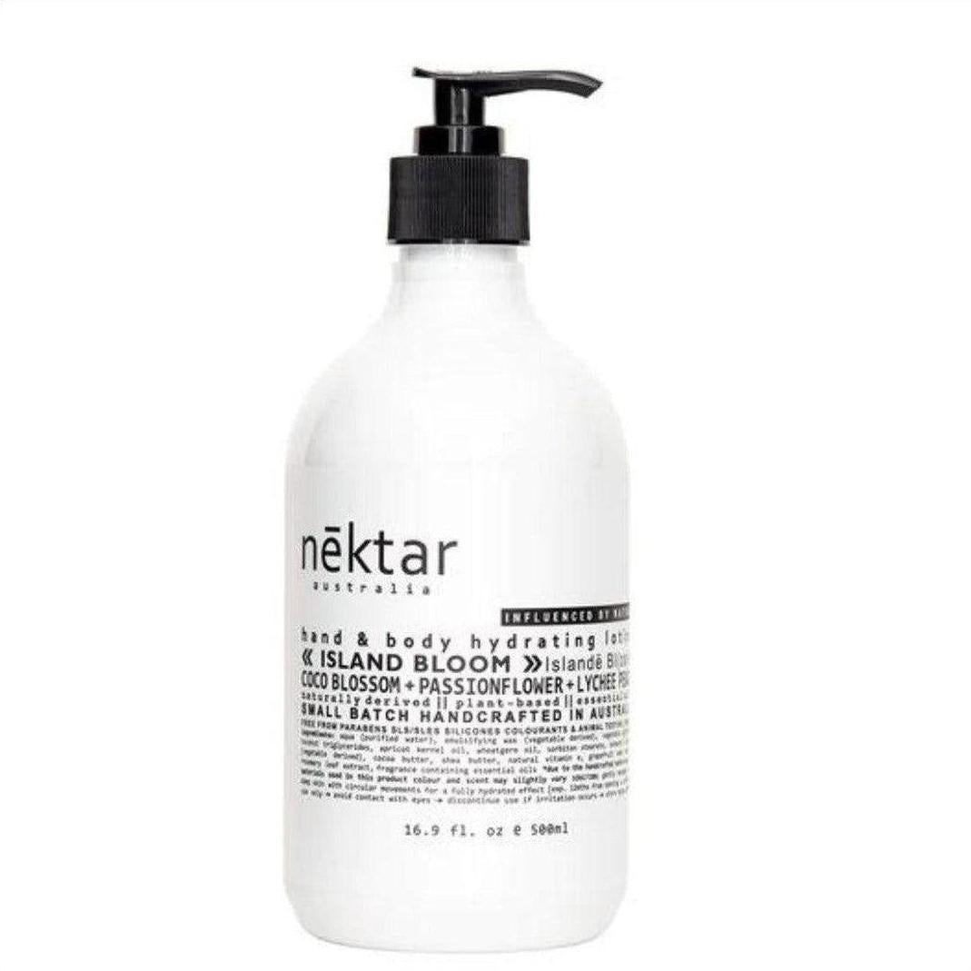 nēktar Island Bloom Hand & Body Hydrating Lotion 500ml - Cosmetics Fragrance Direct-9351624004082
