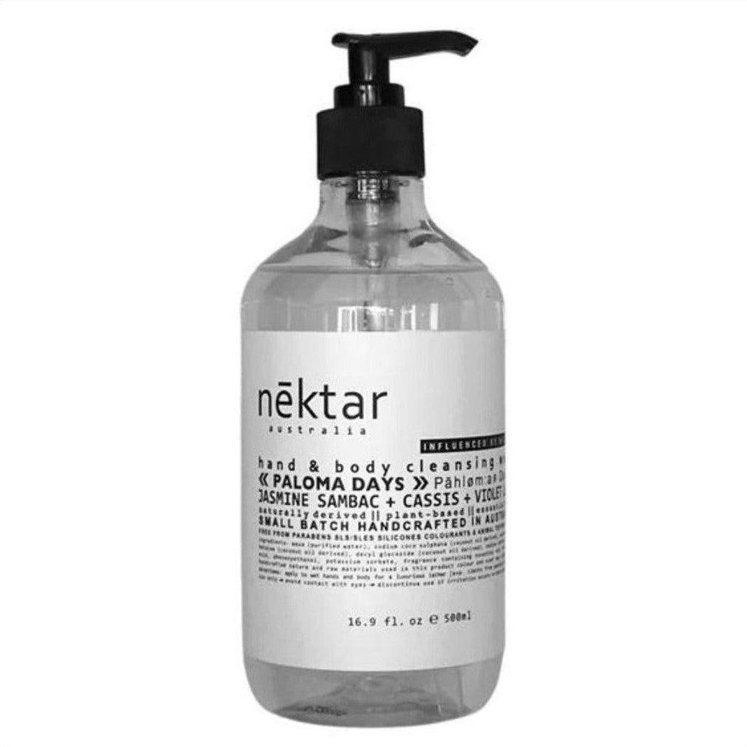 nēktar Paloma Days Hand & Body Cleansing Wash 500ml - Cosmetics Fragrance Direct-9351624004204