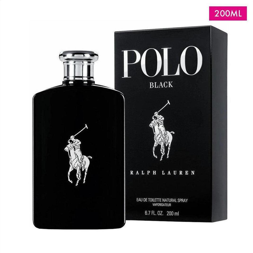 Ralph Lauren Polo Black Eau De Toilette 200ml - Cosmetics Fragrance Direct-39159604