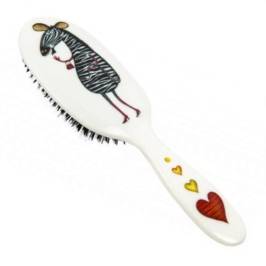 Rock & Ruddle Big Mrs Zebra Boar Bristle Hair Brush - Cosmetics Fragrance Direct-59063604