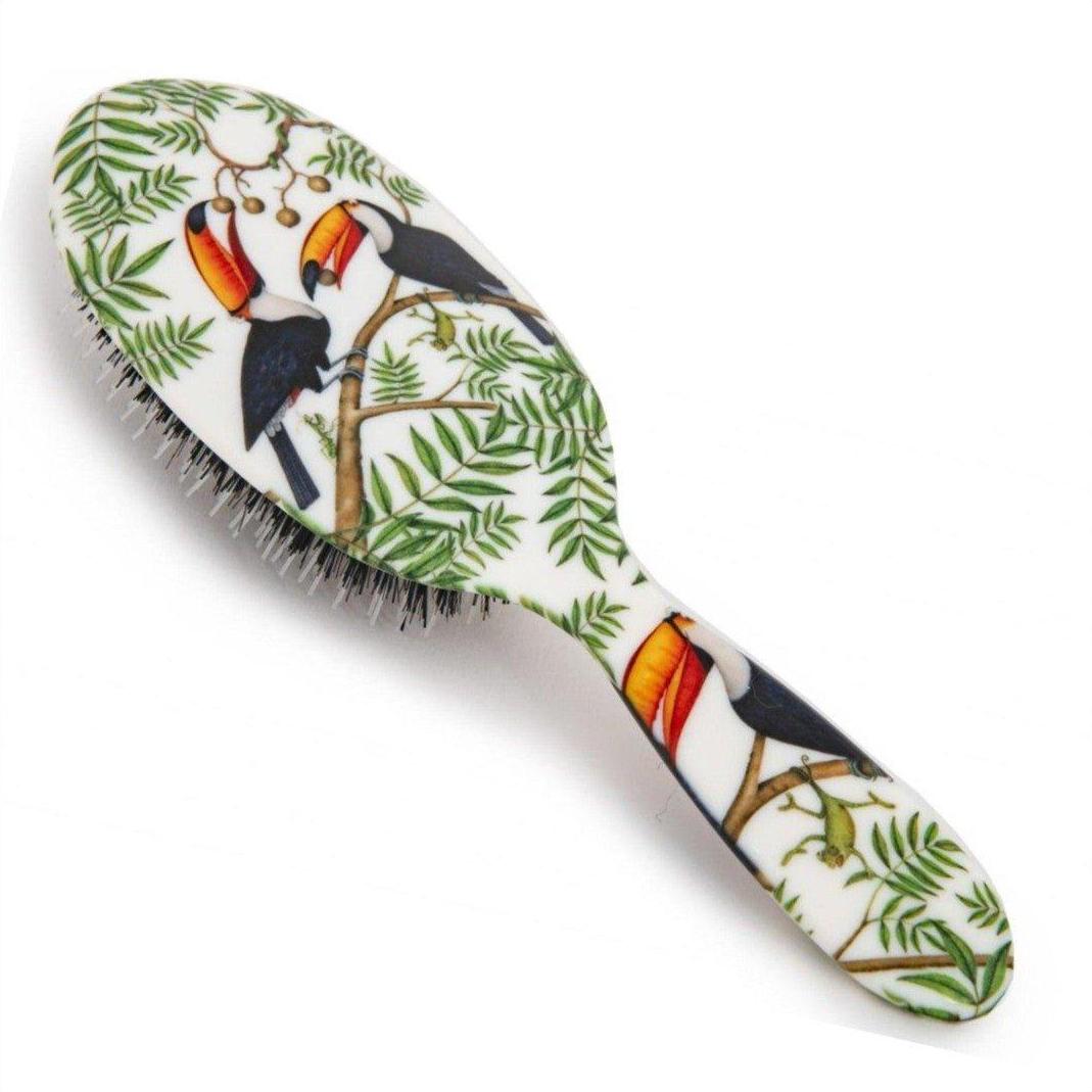 Rock & Ruddle Big Toucans Boar Bristle Hair Brush - Cosmetics Fragrance Direct-5060342154026