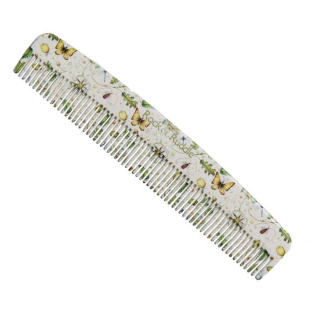 Rock & Ruddle Small Acorns & Butterflies Pocket Comb - Cosmetics Fragrance Direct-5060342153241