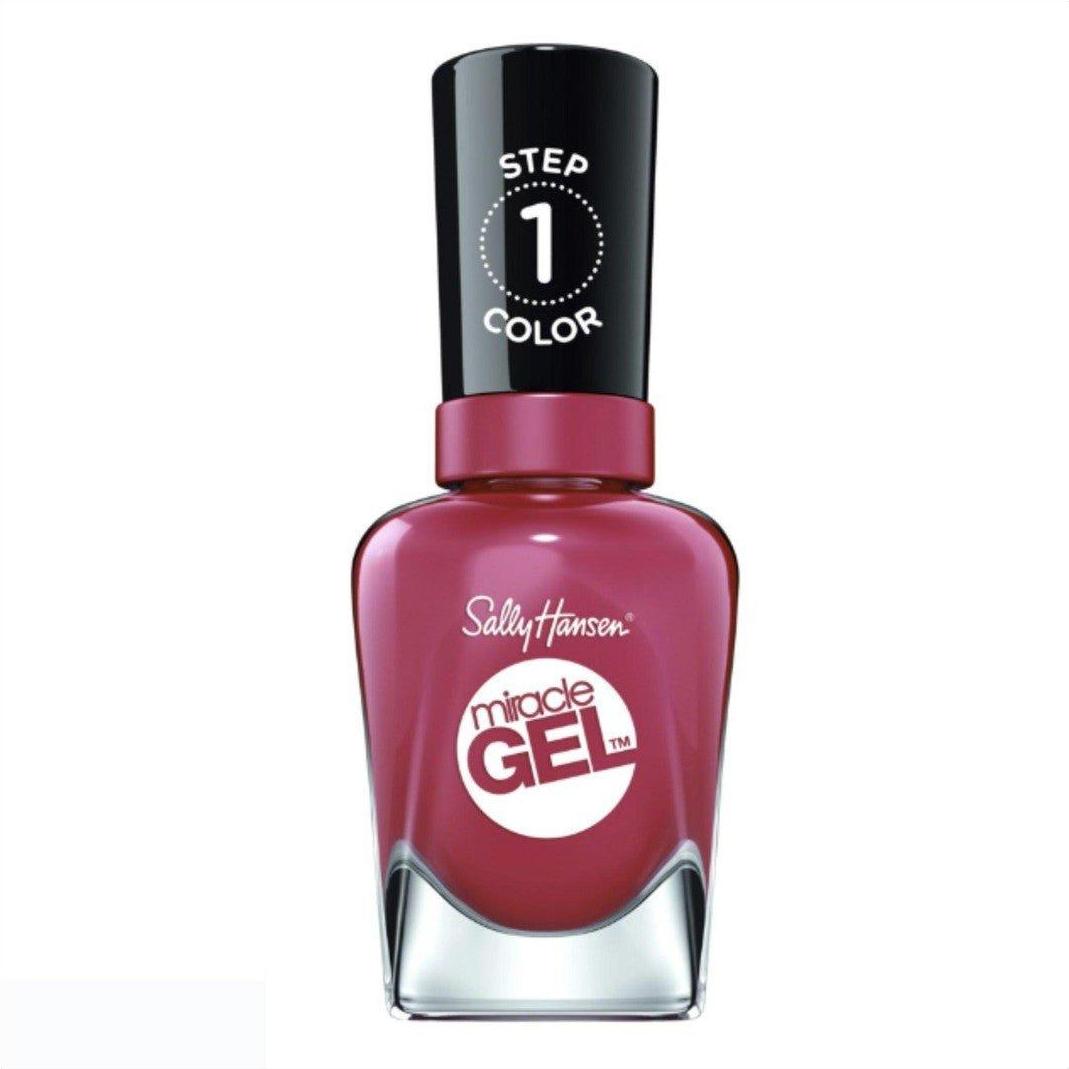 Sally Hansen Miracle Gel Nail Polish Proper P-Rose 256 - Cosmetics Fragrance Direct-42856500