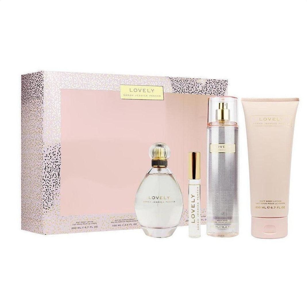 Sarah Jessica Parker Lovely 4 Piece Giftset - Cosmetics Fragrance Direct-5.06043E+12
