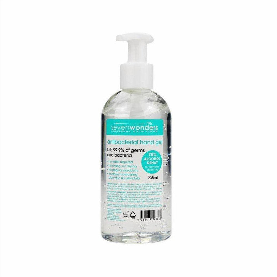 Seven Wonders Antibacterial Hand Gel 235ml - Cosmetics Fragrance Direct-9335419146805