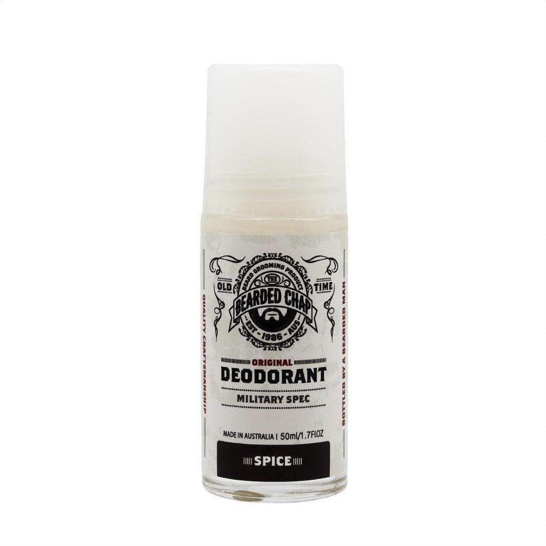 The Bearded Chap Military Spec Deodorant Spice 50ml - Cosmetics Fragrance Direct-9349410000196
